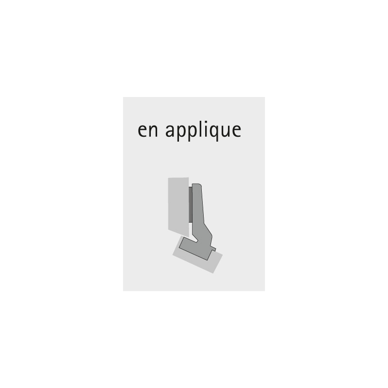 Charnière intermat automatique à clipser 95° 9936 W20