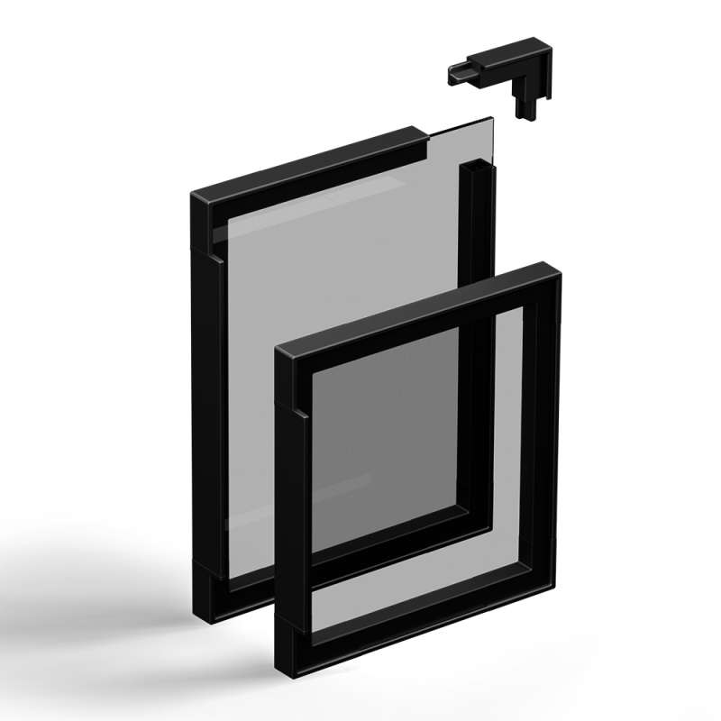 Kit 4 angles pour cadre alu VISTA