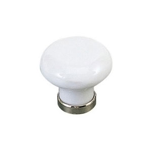 Bouton porcelaine sur embase couleur - MERIGOUS