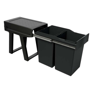 Poubelle coulissante 28L 2 seaux - GOLLINUCCI