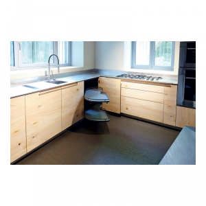 Ferrure pour rangement d'angle LeMans II porte de 400 Style Anthracite - KESSEBOHMER