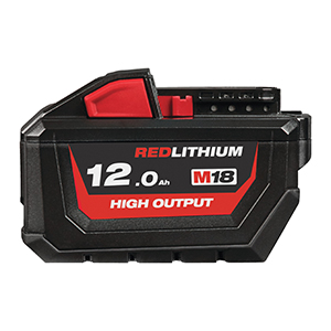 BATTERIE 18 VOLTS 12AH HIGH OUTPUT M18 HB12 - MILWAUKEE