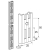 Crémaillère double perforation - ELEMENT SYSTEM