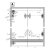 Ferrure de base WingLine L avec guidage bas portes coulissantes pliantes - HETTICH