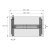 Piètement réglable en hauteur manuellement Steelforce Pro 310 HC Slim Manuel - HETTICH