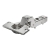 Charnière invisible inox clipsable avec amortisseur intégré dans le bras - HETTICH